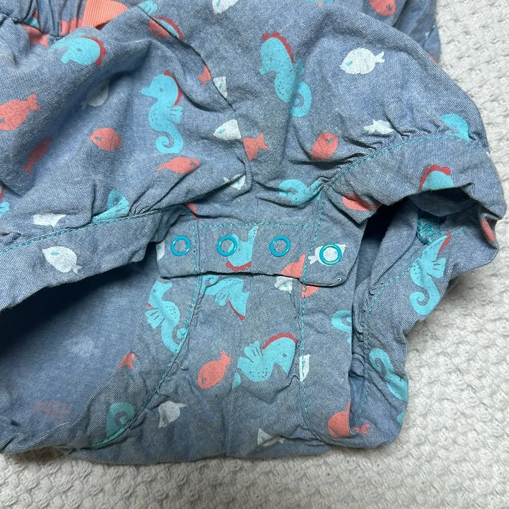 Gymboree denim romper 12-18 months